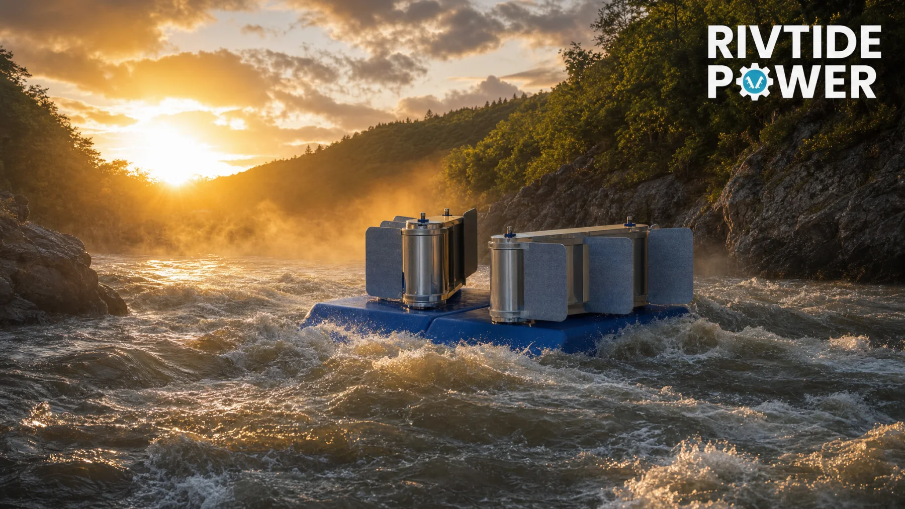 RivTide Power tidal energy technology harnessing fast-flowing water